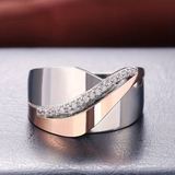 Bliss - Rose Gold Sparkle Ring