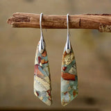 Vintage nature stone earrings
