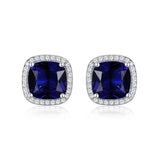 Saphir Square Stud Earrings