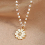 Pearl Daisy Pendant