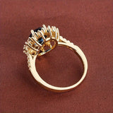 Vionne Sapphire Gold Ring